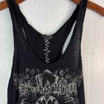 Rock & Roll Cowgirl  M Cross Black Graphic Tank Top Photo 1