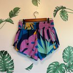 DSG Tropical Pattern High Waisted Shorts Purple Photo 3