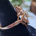 Gold Filled Crystal Flower Ring Photo 3