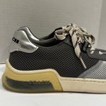 Coach  Women's Lowline Canvas Low Top Silver Retro Sneakers Sz 9.5 B Style G5233 Photo 1