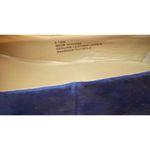 Talbots Women's Wedge Shoes Size 9.5M Leather Suede Blue Preppy City Slip On Photo 7