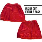 VINTAGE 1990'S RED SUEDE AUDREY JONES SKIRT (3X) Photo 8
