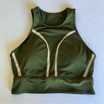 Fabletics Olive Green Antonia Midi Sports Bra Size S Photo 2