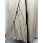 ZARA  Woman SS23 Tan Satin Effect Blend Drape Pareo Wide Leg Pants Ecru‎ Size L Photo 1