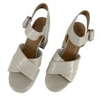 Journee Collection Womens Akeely Foam Mid Heel Platform Sandals Sz 9.5 Note Flaw Photo 2