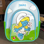 Smurfs Blue and Green Backpack Purse Photo 0