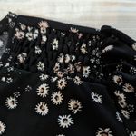 Karl Lagerfeld  Black and White Floral Blouse NWOT Photo 9