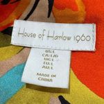 House of Harlow 1960 X Revolve Tropical Print Satin Slip Dress Women’s Large Yellow Photo 3