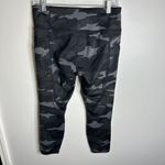 Athleta Women's‎  Size MP Camo Contender 7/8 Tight Leggings Grey/black Photo 4
