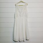Abercrombie & Fitch  White Lace Babydoll Dress Size‎ M Photo 1