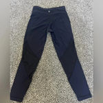 Athleta navy blue leggings size small mesh workout gym yoga Athleisure pants Photo 4