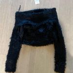 Forever 21 NWT  Black Fuzzy Top Photo 0