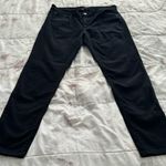 Banana Republic  black satin skinny jeans, size 29/8 preppy minimalist comfort Photo 6