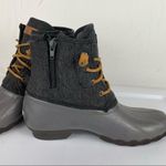 Sperry  Top Sider Saltwater Duck Boots Grey Two Tone Quilted Womens 7.5/8 Girls 6 Photo 8