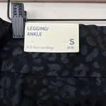 Soft Surroundings  Womens Black Leopard Print Legging Ankle Pants Size S Photo 3