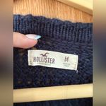 Hollister  Dark Blue Cable Knit Sweater Photo 2