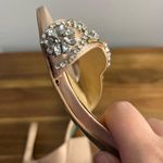 Betsey Johnson  Women's Sb-Mel Heeled Sandal tan silver size 5.5 Photo 10