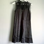 Lulus Evidently in Love Black Floral Swing Mini Dress S Photo 5