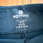 90 Degrees by Reflex 90 Degree By Reflex Navy Blue Capri Leggings Photo 1