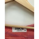 Sam & Lavi Womens Pink Blue Tank Size M Boho Fringe Artsy Ombre Summer Sunset Size M Photo 2