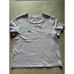 Aerie Shirt Womens Small Purple Baby Tee I Love That For You Y2K Preppy Photo 2