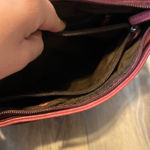 wilson's leather Genicci Red Wine Leather Crossbody Purse Photo 5