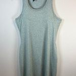 Eddie Bauer  Women's Tank Dress Green Padded Cut Out Pockets Outdoor Hiking Large Photo 0