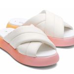 Toms Womens 11 Alpargata Mallow Crossover White Repreve Jersey Ombre Shoes Photo 1