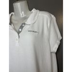 Donnay Polo Shirt Womens US 14 UK 18 EU 46 White Short Sleeve Golf Tennis Top Photo 1