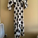 H&M COPY - Spotted MIDI Dress SZ M 100% lyocell Photo 9