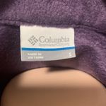 Columbia  fleece woman size SMALL purple zip up vest with pockets Photo 3