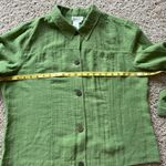 Coldwater Creek  Shirt Shacket Size XL Kelly Green Mental Health Awarenes… Photo 8