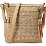The Sak NWOT  Lucia Tan Bamboo Static Crossbody Zip Bag Hand crochet purse Photo 6
