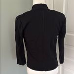 Gerard Darel  Elegant Black Women's Jacket Pockets Open Front 3 Small Photo 2