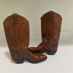 Dan Post Vintage  Exotic Lizard Cowboy Boots‎ Brown Size 6.5 Photo 3