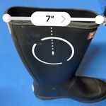 Hunter  black tall rain boots size 37 US 6 Photo 9