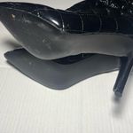 Black Patent Leather puffer knee high boots size 9M Photo 3