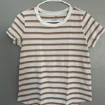 SO Striped Short Sleeve T-Shirt  favorite crew xs stripe short sleeve top. Photo 0