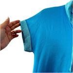 Chico's Blue Hooded Dress Size 0 (S/M) Pocketed Lounge Sporty Coastal Casual Photo 7