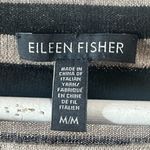 Eileen Fisher Striped Merino Wool Pullover Sweater Top FLAWED Photo 3