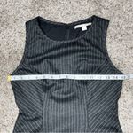 Jonathan Simkhai Sleeveless Fit & Flare Pinstripe Striped Mini Dress Dark Grey 2 Gray Photo 5