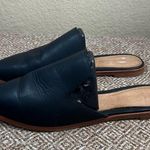 Madewell Gemma Mule Loafer Women's 9.5 Black Leather Pointed Toe Flats Office Photo 3