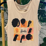 Barbie Cream crop tank top Black Size undefined Photo 0