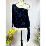 525 America Tie Dye Dip Dye French Terry One Shoulder Top & Joggers Indigo M Blue Size M Photo 8