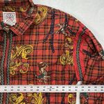 Vintage Sports Accent Windbreaker Womens P/L Red Plaid Equestrian Full Zip Y2k Size undefined Photo 1