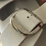 Birkenstock | Arizona Women’s White Leather Big Buckles Slide Sandals Size 39 (… Photo 6