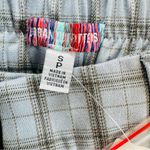 Urban Outfitters NEW! Kennedy Blue Plaid Pleated High Waisted Shorts Size S NWT Photo 7