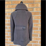Rudsak wool leather trim coat sz medium Gray Photo 4