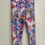 Athleta Elation Capri in Renewed Bloom Chrome Blue Photo 2