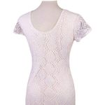 Newport News Vintage Ivory crocheted overlay size 14 dress. Photo 2